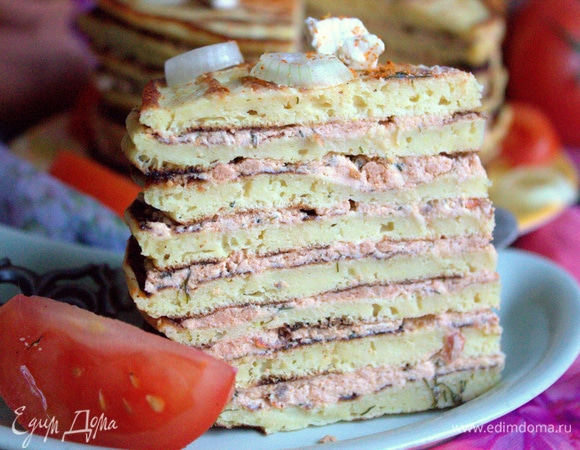 Когда настоится, нарезать на порции.