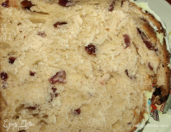 Кулич в разрезе.