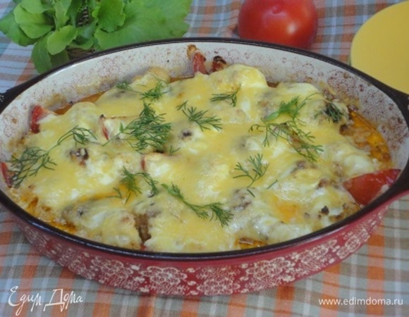 Посыпьте зеленью петрушки или любой другой по вкусу.