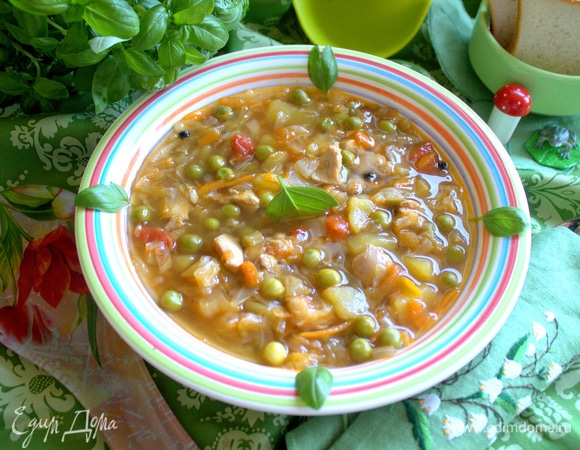 По желанию положить сметану, но мне и так вкусно.
