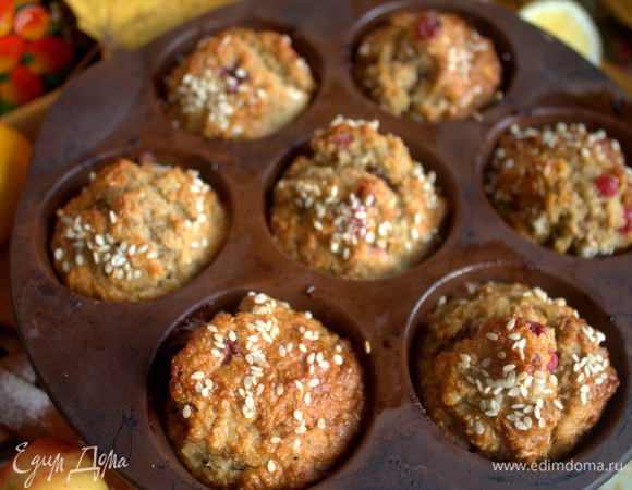 Посыпать кунжутом и выпекать 20 минут при 180°C.