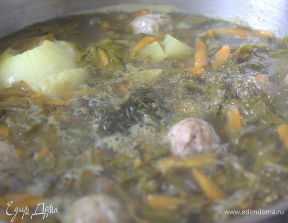 Суп сварился.