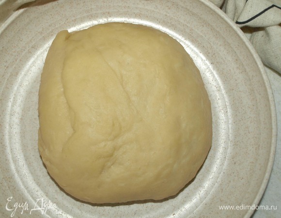 Муку просеять, соединить с разрыхлителем. Масло нарезать кубиками. Соединить масло с мукой и растереть в крошку. Твердый сыр трем на терке. Добавляем в крошку, перемешиваем. Яйца взбалтываем с йогуртом (можно заменить молоком) и вливаем в сухие ингредиенты. Перемешиваем вначале лопаткой, а потом руками замешиваем до мягкого гладкого теста. Накрыть полотняным полотенцем и отставить.