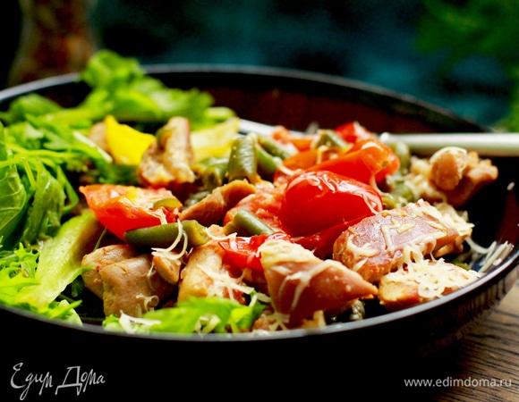 Непосредственно перед подачей выдавите свежий лимонный сок и посыпьте пармезаном.