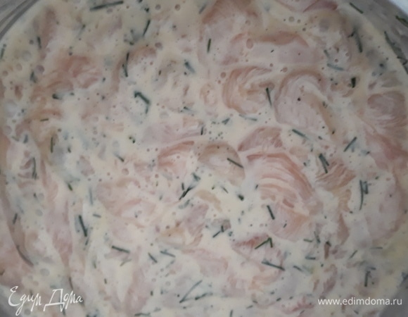 Все ингредиенты нужно перемешать. Поставить в холодильник на 1 час.