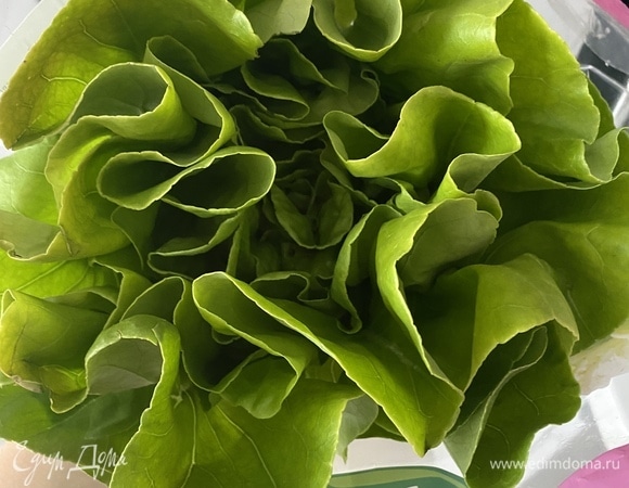 Салат лучше выбирать с плотными листиками. Идеально подойдет романо или аналогичный ему.