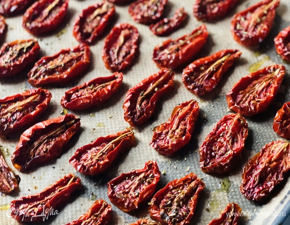 Отправить в духовку на 6 часов при 120°C, режим «конвекция». Лучше при этом держать дверцу духовки приоткрытой.