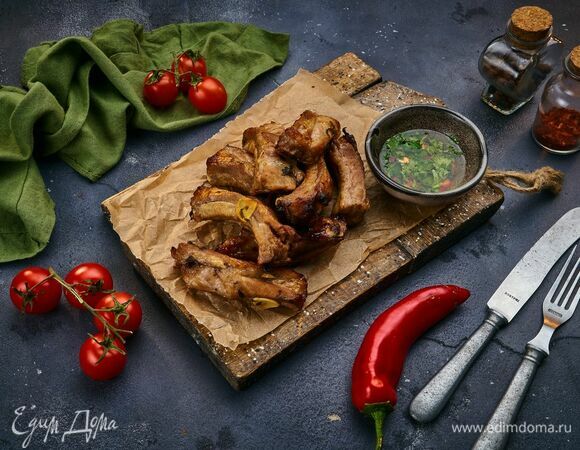 Подавайте ребрышки с любимым соусом!