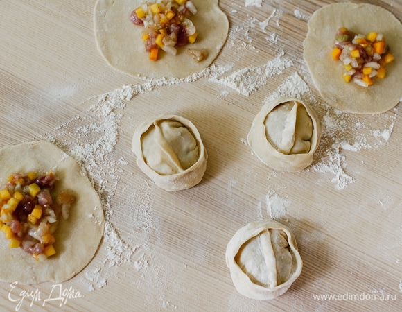 Таким образом вылепить все манты.