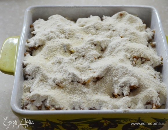 И оставшаяся сухая смесь.