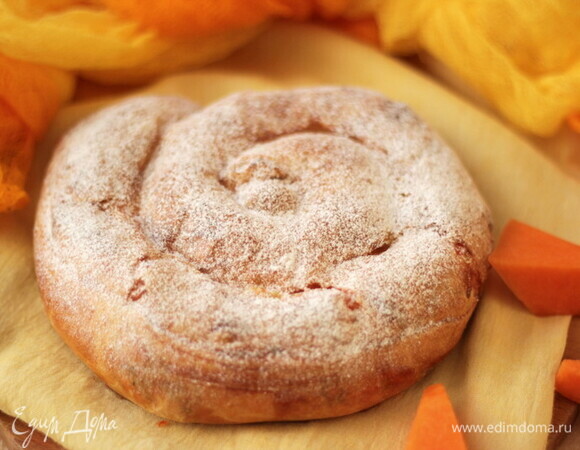 Готовую вертуту можно посыпать сахарной пудрой. Приятного аппетита!