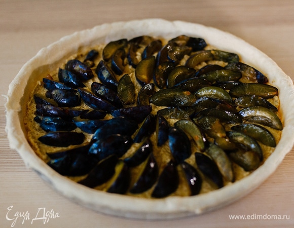 Затем распределить сливы.