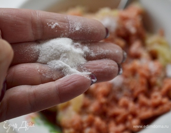 Добавьте соду.