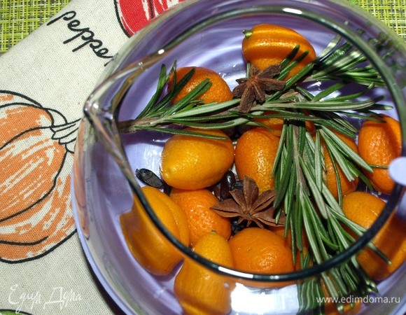 Добавить веточку розмарина, барбарис и бадьян.