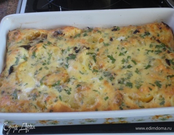 Запекайте 30 минут, до золотистой корочки.