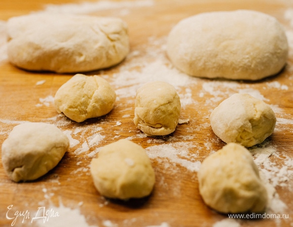 Я разделила тесто 18 частей.