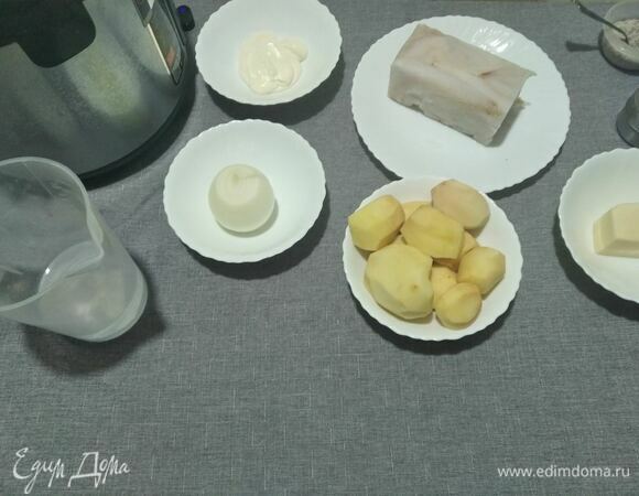 Подготовим все продукты.