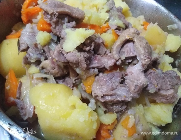 Тушим 2 часа. Приятного аппетита!