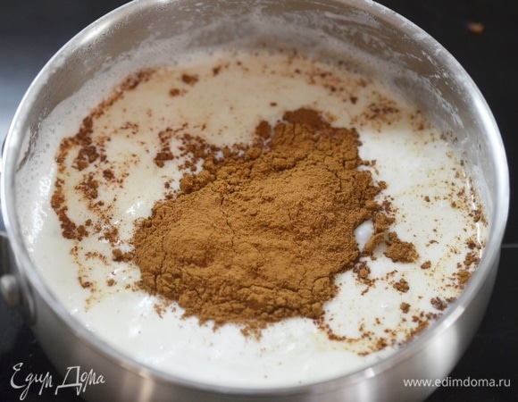 Добавьте какао.