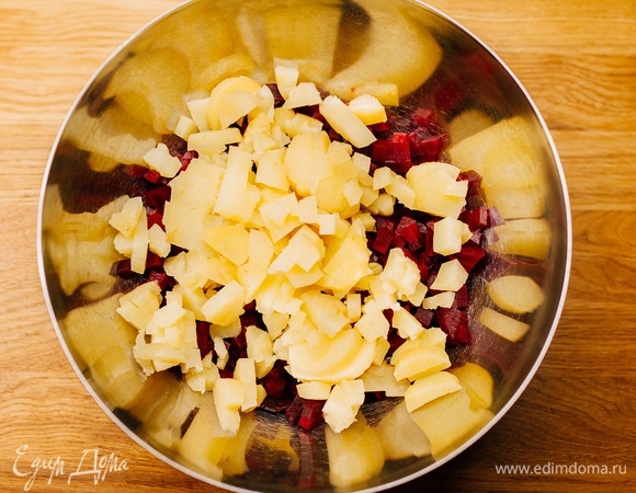 Затем — картофель.