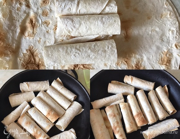 Переложить в форму для запекания и отправить в духовку на 8–10 минут.