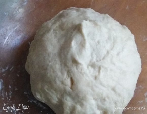 Замесить тесто. Накрыть, убрать в холодильник на 1 час.