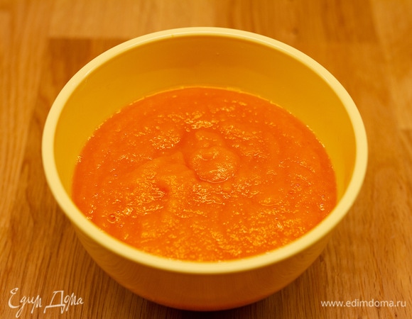 Пробить блендером до однородности.