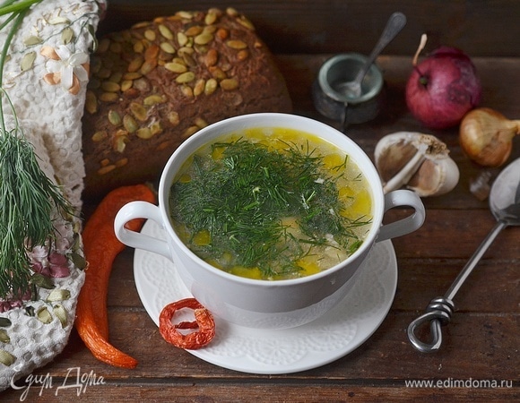 Подавайте со свежей зеленью.