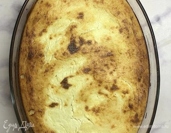 Ждем румяную корочку сверху и вынимаем. Приятного аппетита!