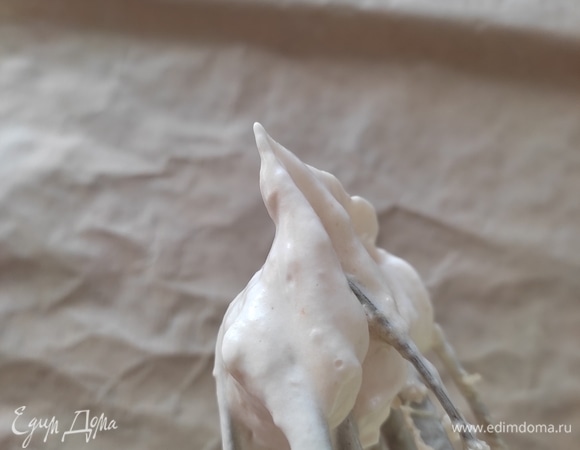 Взбивать зефирную смесь необходимо до стойких пиков!