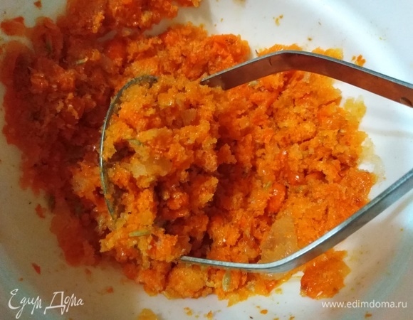 Облепиху размять.