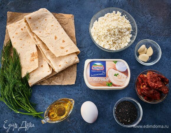 Для приготовления закуски понадобятся следующие ингредиенты.