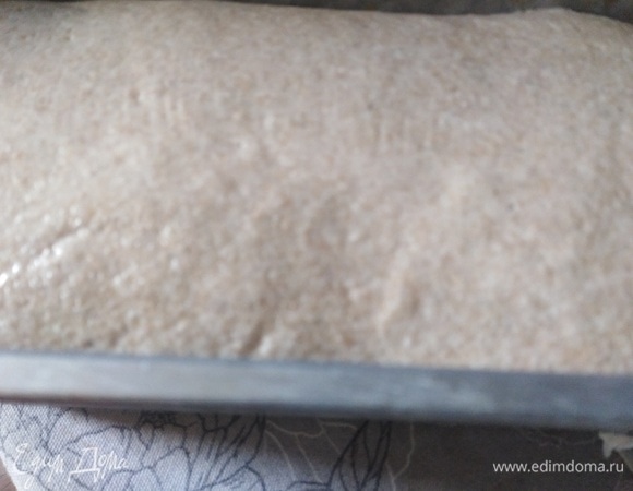 Оставляем тесто для расстойки приблизительно на 1 час.