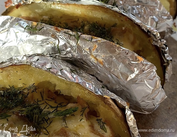 Посыпаем укропом и подаем к столу.