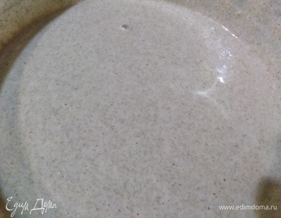 Тщательно вымешать тесто. Накрыть, оставить на 30 минут.