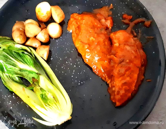 Подавайте с галушками, с ньокки или картофелем.