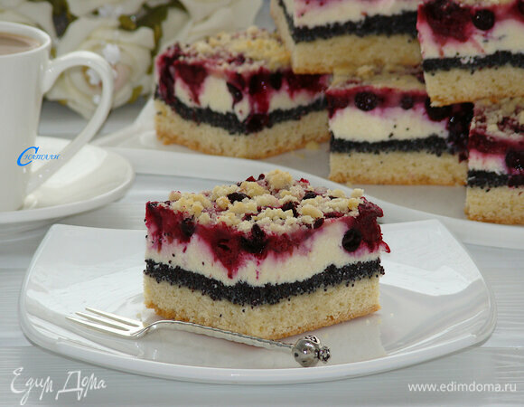 Вот такой красивый и очень вкусный получается пирог! 