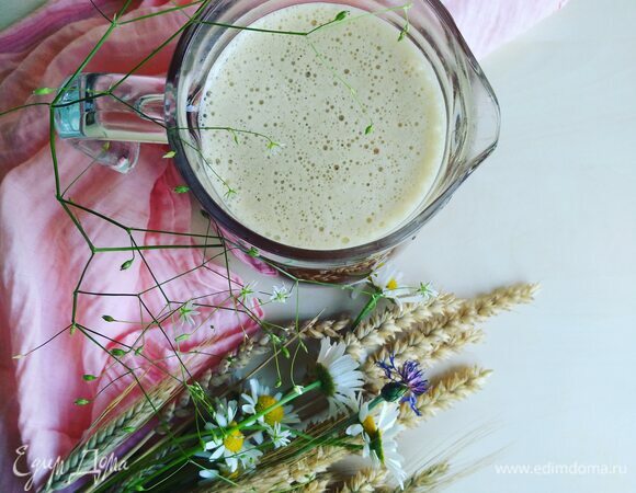 Готовый квас охлаждаю.