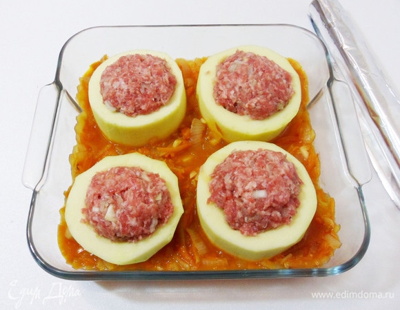 Кабачки-полуфабрикаты готовы.