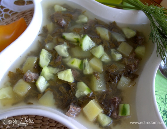 Добавить в холодник, можно прямо в тарелку.