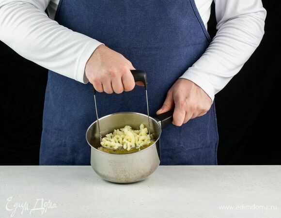 Разомните до состояния пюре.