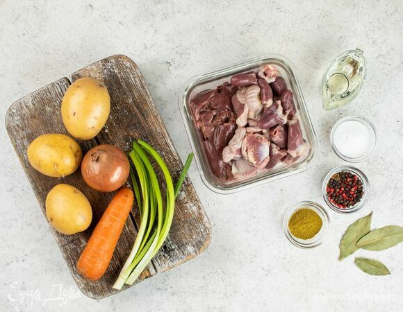 Подготовьте необходимые ингредиенты.