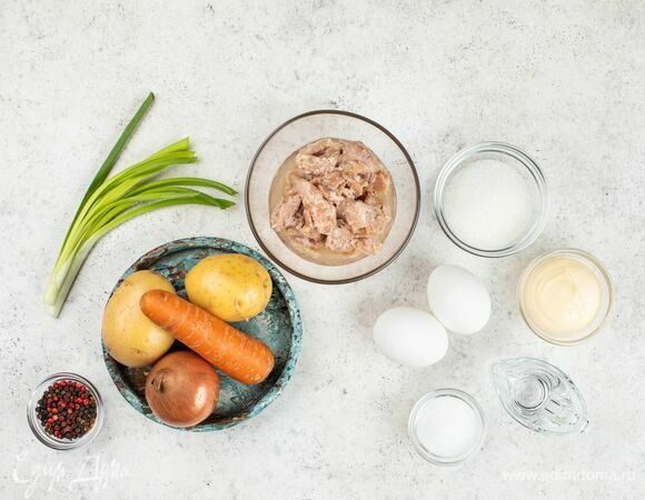 Подготовьте необходимые ингредиенты.