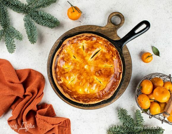 Выпекайте пирог 45 минут при 180°С.