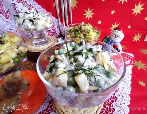 А муж и сын выбрали вариант с курочкой.