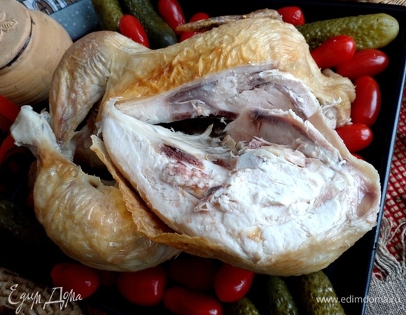 Всю сразу было не осилить, поэтому грудки я заморозила.