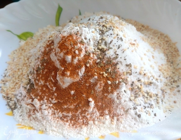 Смешать сухой состав.