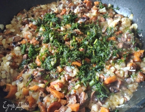 Добавьте укроп.