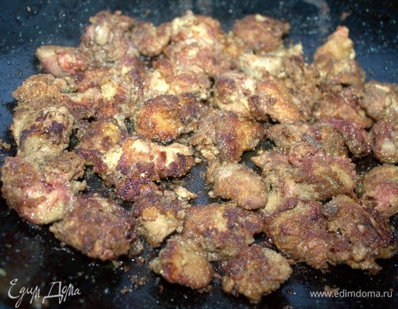 Обжарить, перевернуть.