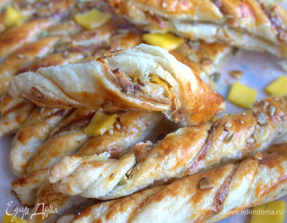 Очень вкусная сырная закуска!